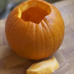 Pumpkin, de-stemmed and de-seeded