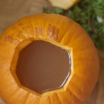 Pumpkin with broth
