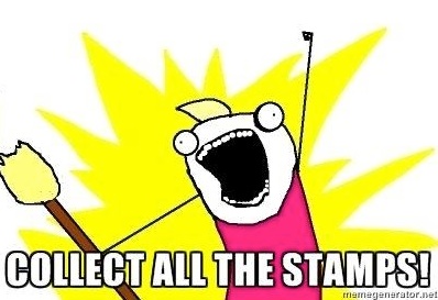 collect all the stamps!